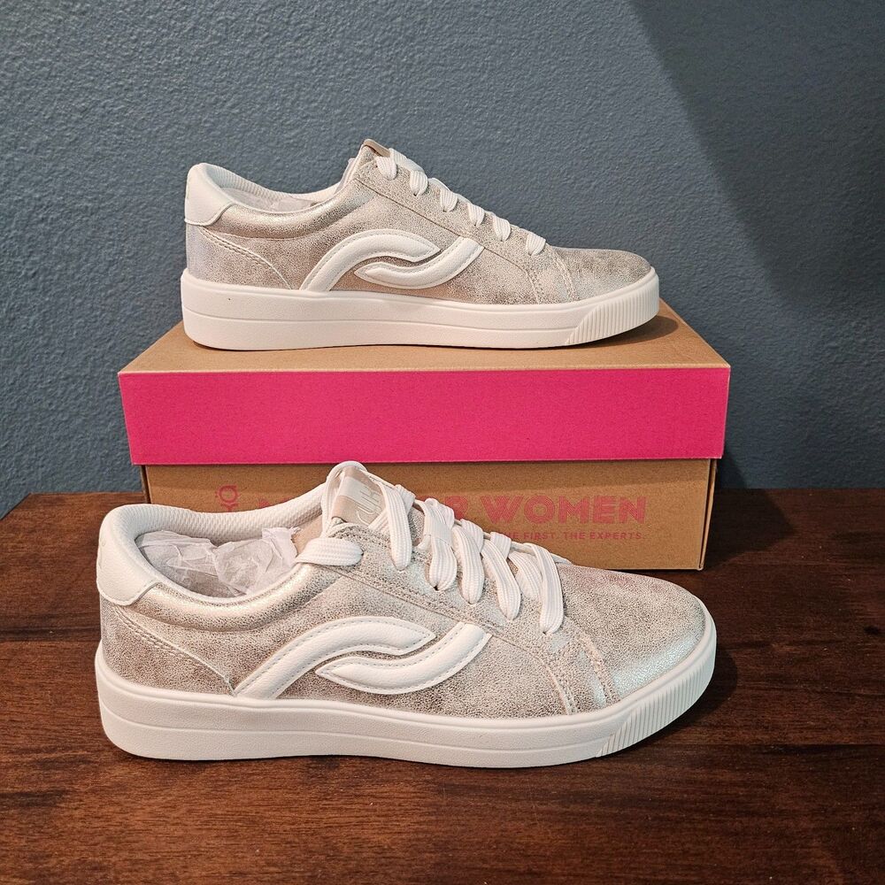 Ryka Women's Viv Next Casual Sneakers 7M Gold NIB shoes
